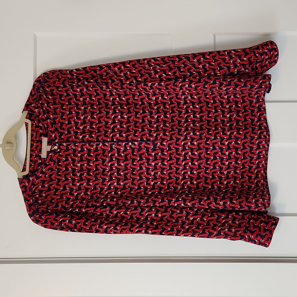 Banana Republic Dog Blouse